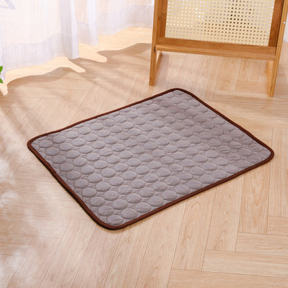 Pet Ice Silk Cooling Mat Summer Cooling Pad Dog Scratch-Resistant Cooling Mat