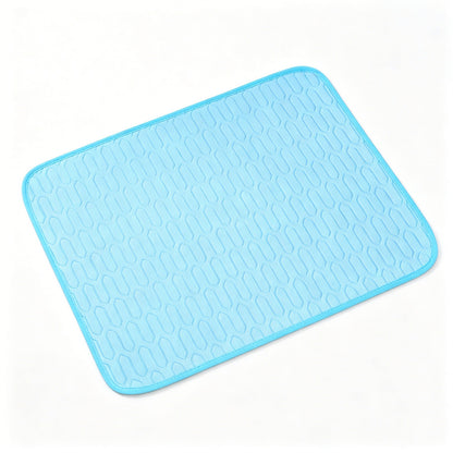 Pet Ice Silk Cooling Mat Summer Cooling Pad Dog Scratch-Resistant Cooling Mat