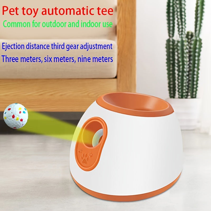 Automatic Pet Ball Launcher with Adjustable Distance