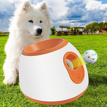 Automatic Pet Ball Launcher with Adjustable Distance