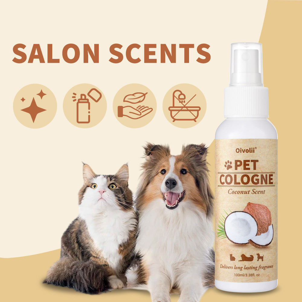 Pet Perfume Wholesale, Dog-Specific Deodorant, Long-Lasting Cherry Blossom Spray Deodorant, Shower Gel, Exclusively for Cross-Border Sales